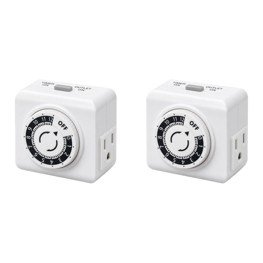 2er-Pack 24-Stunden-Mechanisch – Timer Dual Outlet Bewertung und Preis
