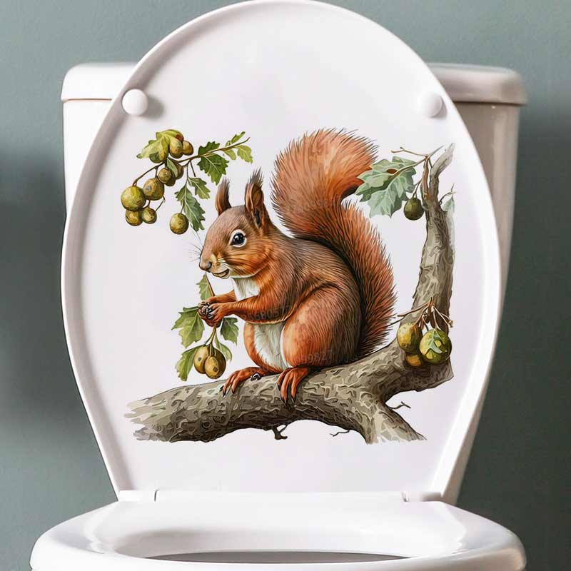 Nette Eichhörnchen Wand Aufkle – Pvc Panel Background Bewertung und Preis