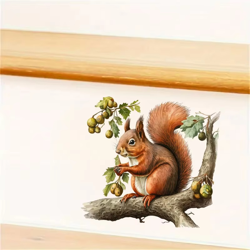 Nette Eichhörnchen Wand Aufkle – Pvc Panel Background Bewertung und Preis